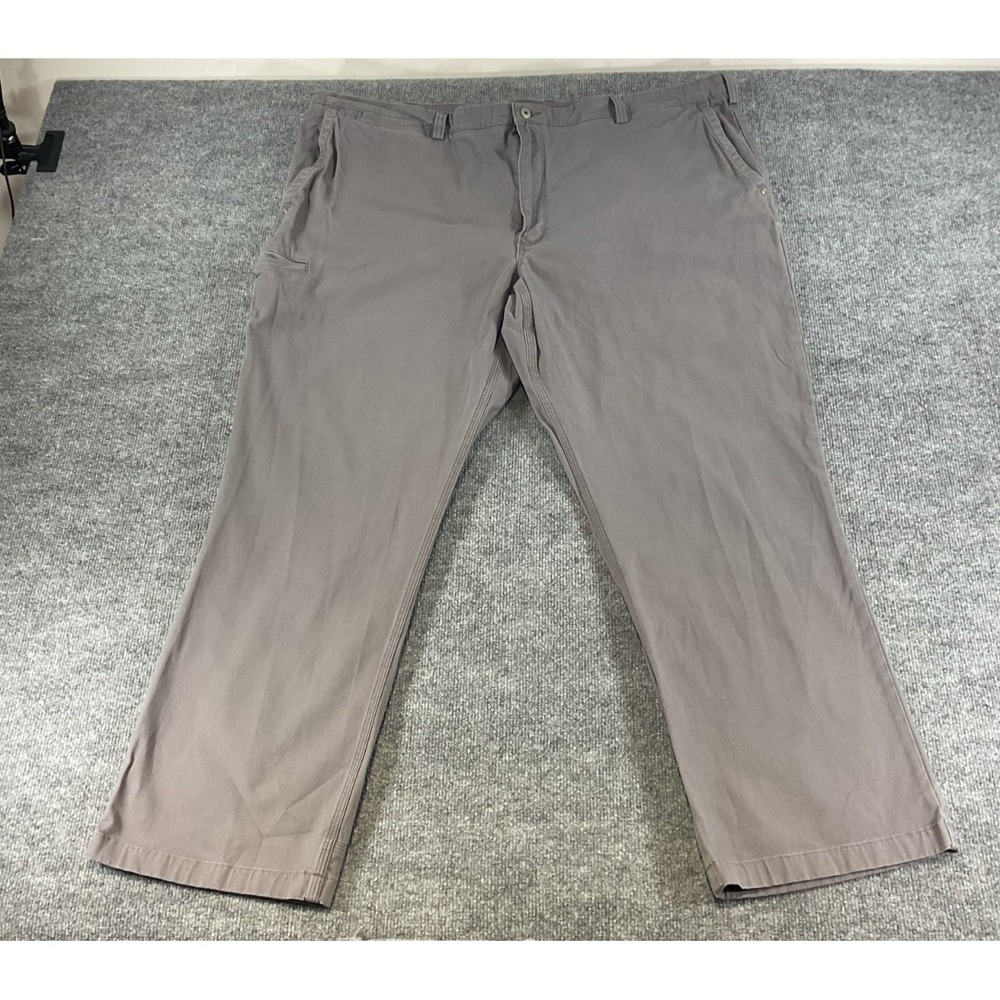 Duluth Trading Flex Ballroom Khakis Mens 48x32 Relaxed Fit Stretch Work Casual P